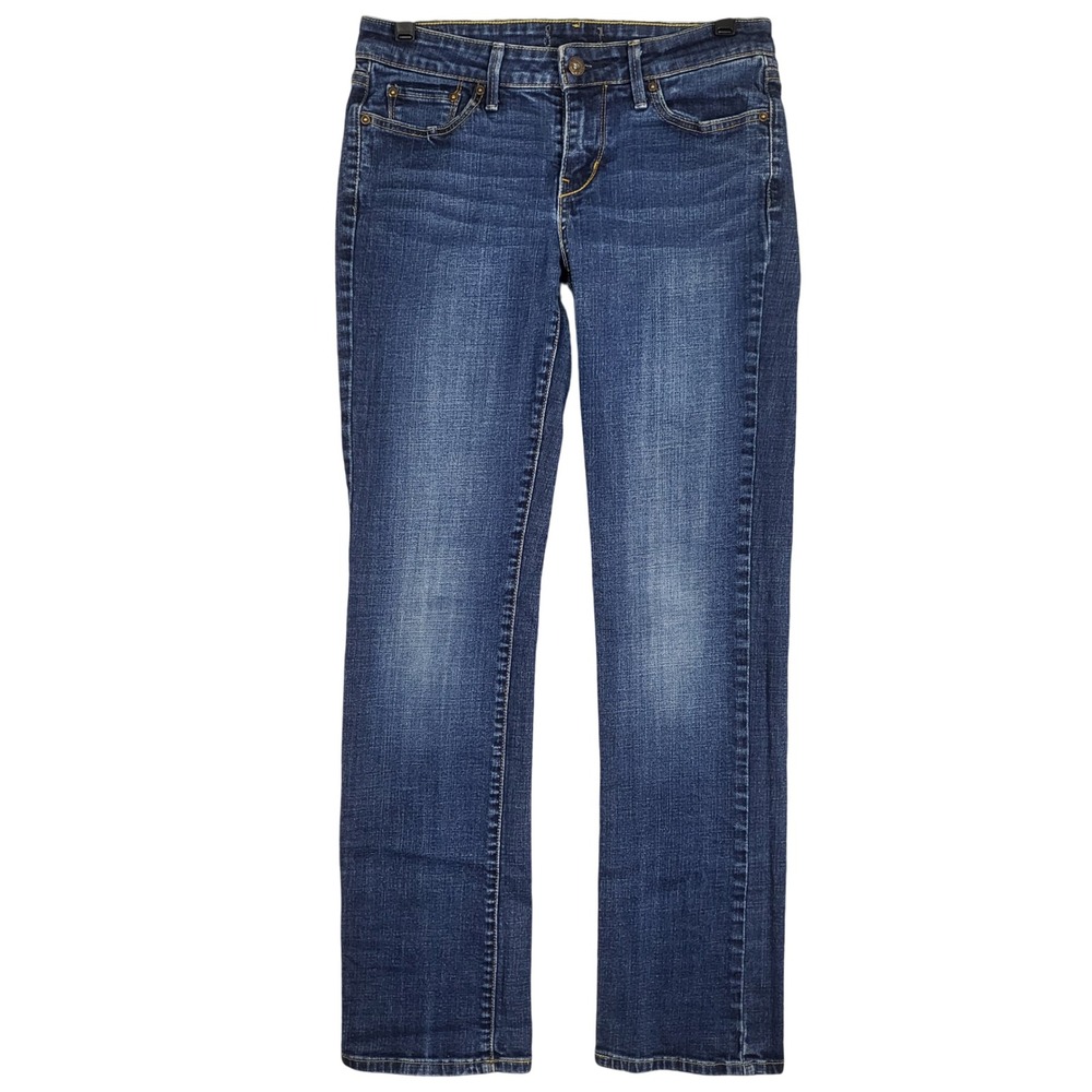 Levi's San Francisco Women's Dark Wash Denim Jeans Size 27M‎ Black Batwing